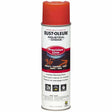 Rust-Oleum 1862838 Fluorescent Red Water-Based Inverted Marking Spray Paint (12 Pack)