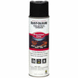 Rust-Oleum 1875838 Black Precision Line Inverted Marking Spray Paint, Water-Based (17 oz, Case of 12)