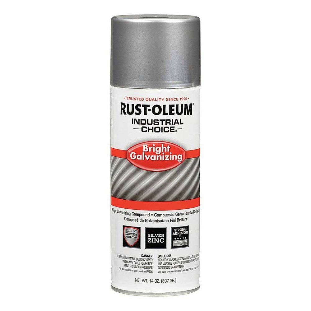 Rust-Oleum 244305 Bright Galvanizing Compound Spray Paint 14 oz (1 Can)
