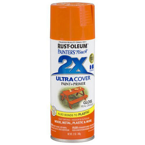 Rust-Oleum 249095 Painters Touch 2X Real Orange Gloss Ultra Cover Spray Paint