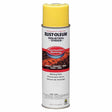 Rust-Oleum 264695 M1400 Construction Marking Paint, Hi-Visibility Yellow, Water-Based, 17 oz (Aerosol Can)