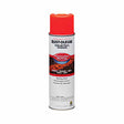 Rust-Oleum 264699 M1400 Construction Marking Paint, Fluorescent Red-Orange, 17 oz (1 Can)