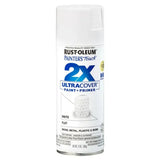 Rust-Oleum 334021 Painters Touch 2X 12 oz Flat White General Purpose Spray Paint