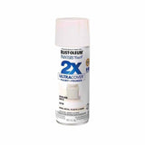 Rust-Oleum 334071 12 oz. Painter's Touch 2X Ultra Cover Spray Paint - Heirloom White - Satin
