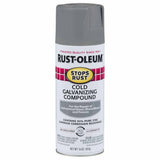 Rust-Oleum 7785830 Cold Galvanizing Compound 93% Zinc Rich Spray, Flat Gray 16 oz. (1 Can)