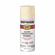 Rust-Oleum 7794830 Protective Enamel Spray Paint, Gloss Antique White, 12 oz