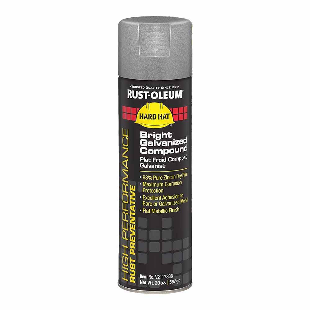 Rust-Oleum V2117838 Aerosol Bright Galvanizing Compound Gloss 20 oz. Spray - 2