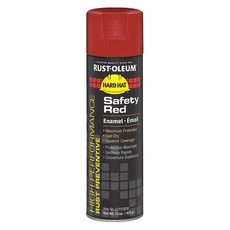 Rust-Oleum V2163838 V2100 Safety Red Enamel Spray Paint (15 oz)