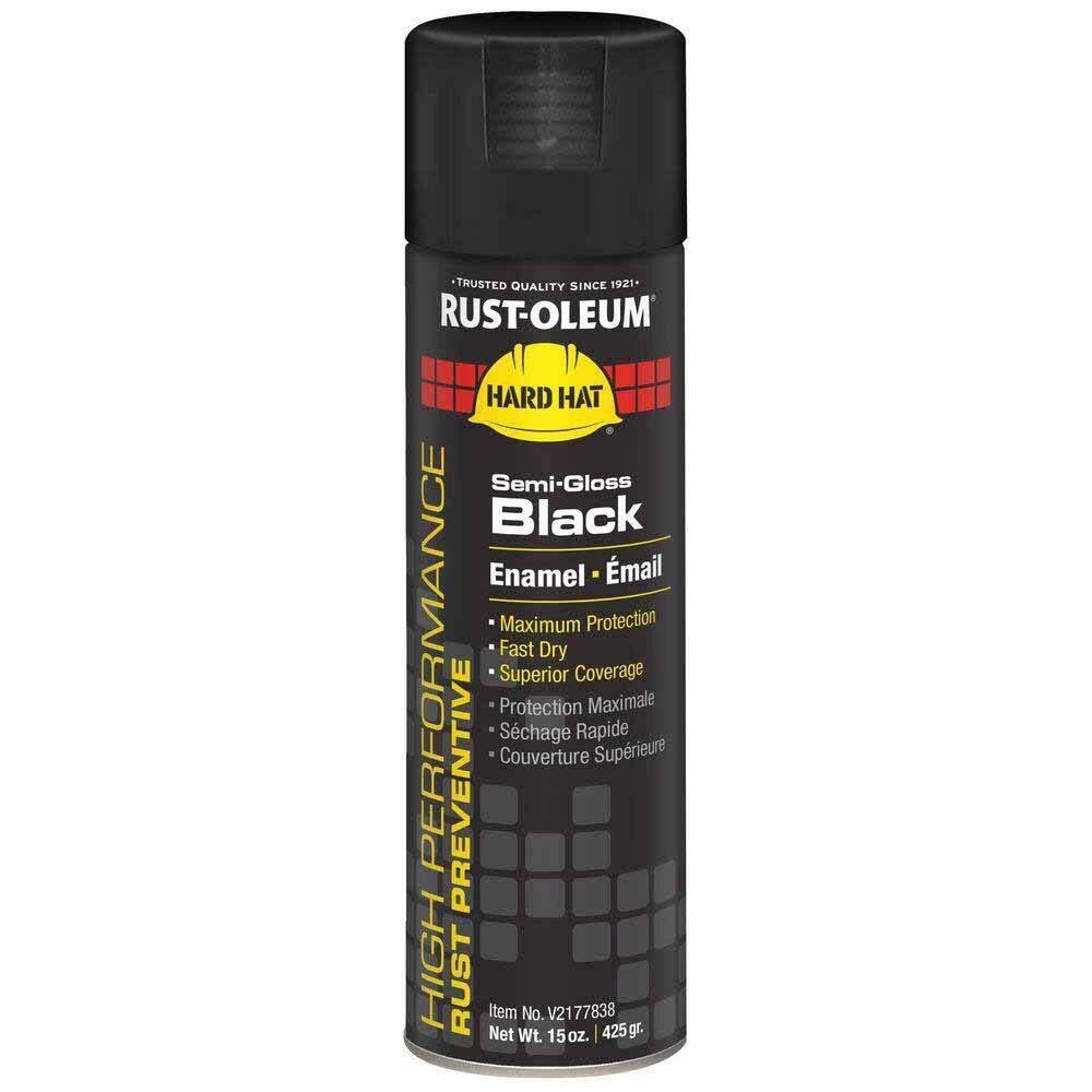 Rust-Oleum V2179838 V2100 Gloss Black Spray Paint (15 oz)