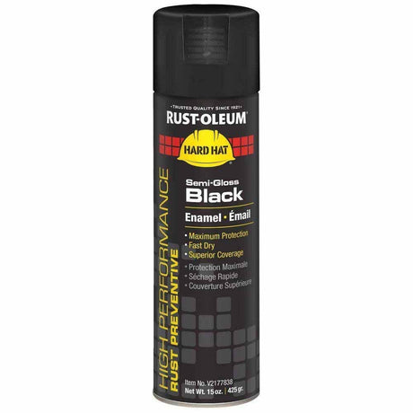 Rust-Oleum V2179838 V2100 Gloss Black Spray Paint (15 oz)