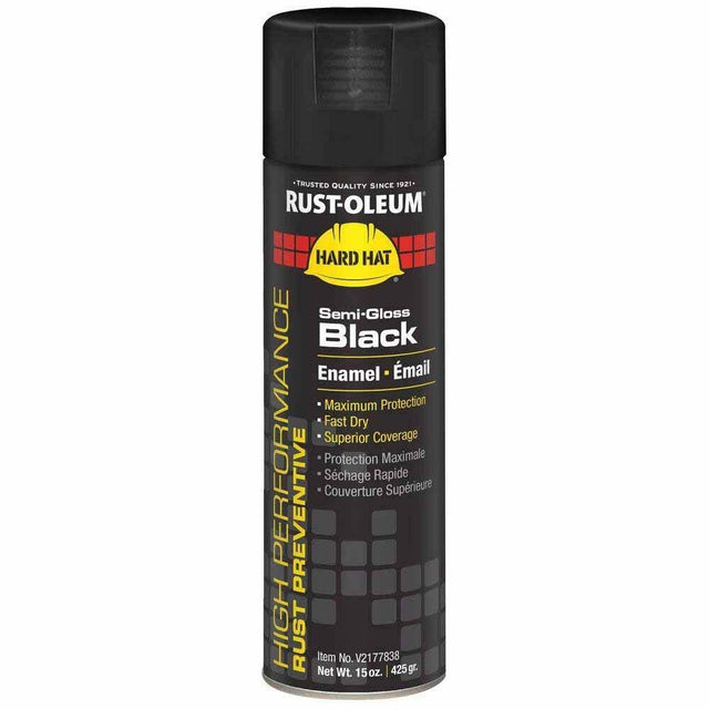 Rust-Oleum V2179838 V2100 Gloss Black Spray Paint (15 oz)