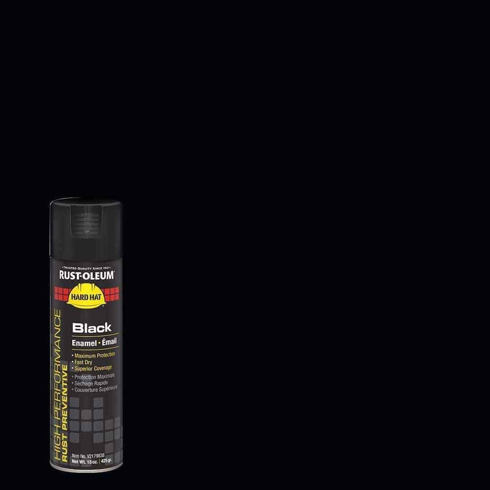 Rust-Oleum V2179838 V2100 Gloss Black Spray Paint (15 oz) - 2
