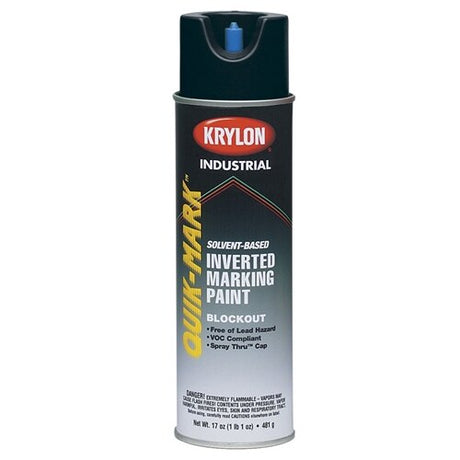 Krylon 3550 Quik-Mark SB GeneralPurpose Marking Paint Asphalt Black