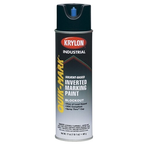 Krylon 3550 Quik-Mark SB GeneralPurpose Marking Paint Asphalt Black