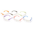 Pyramex S4110SMP Intruder Multi Pack Clear Lens Safety Glasses w/ Asssorted Temple Colors