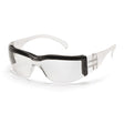 Pyramex S4110ST Intruder Clear Anti Fog Lens Safety Glasses with Clear Frame