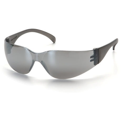 Pyramex S4170S Intruder Silver Mirror Lens with Silver Mirror Frame