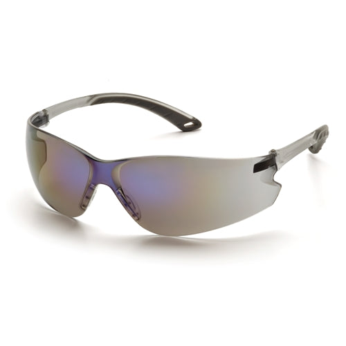 Pyramex S5875S Itek Eyewear Blue Mirror Lens with Gray Temples