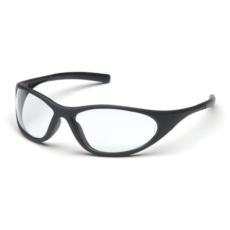 Pyramex SB3310E Zone Eyewear Clear Lens Safety Glasses with Matte Black Frame