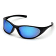 Pyramex SB3365E Zone Eyewear Ice Blue Mirror Lens/Matte Black Frame