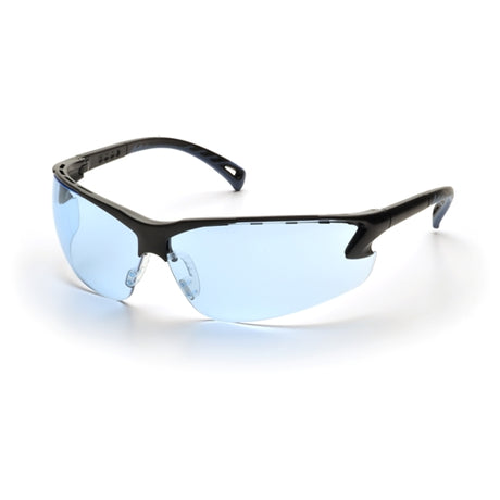 Pyramex SB5760D Venture 3 Eyewear Infinity Blue Lens with Black Frame