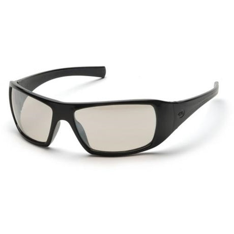 Pyramex SB5680D Goliath Eyewear IO Mirror Lens with Black Frame