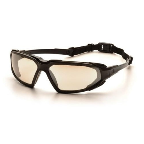 Pyramex SBB5080DT Highlander IO Mirror Anti-Fog Lens/Black Frame