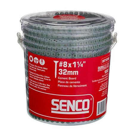 SENCO 08T125W #8 x 1-1/4" Cement Board Screw