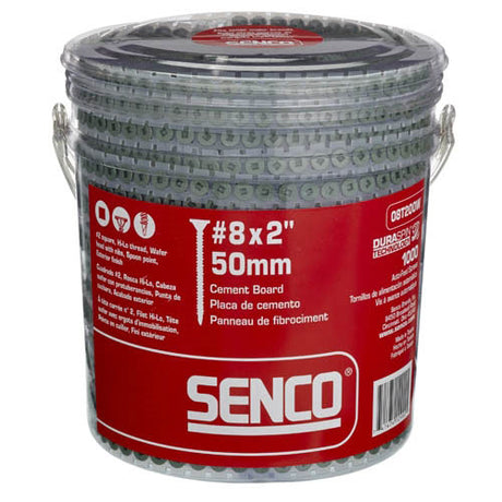 SENCO 08T200W 8-Gauge x 2 in. Collated Cement Board Screws