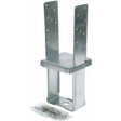 Simpson CBSQ66-SDS2 Strong-Tie Galvanized Standoff Column Base for 6x6 with SDS Screws