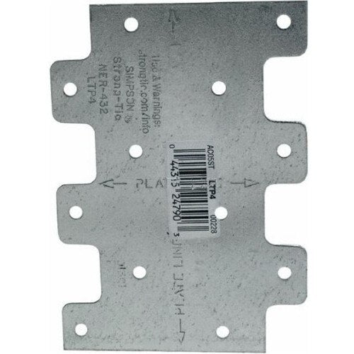 Simpson LTP4Z Strong-Tie Lateral Tie Plate for Shear Force Transfer
