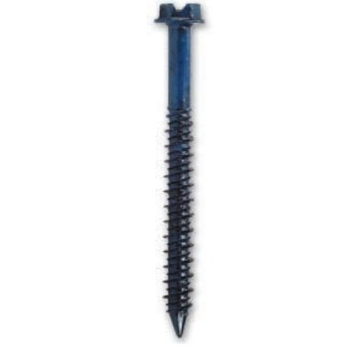 Simpson Anchors TTN18114H 3/16" x 1 1/4" Hex Head Blue Titen Concrete and Masonry Screws 100/pk