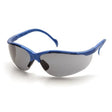 Pyramex SMB1820S Venture Eyewear Gray Lens with Metallic Blue Frame