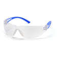 Pyramex SN3610S Cortez Eyewear Clear Lens Safety Glasses with Navy Temples