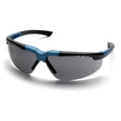 Pyramex SNC4820D Reatta Eyewear Gray Lens with Blue/Charcoal Frame