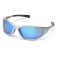 Pyramex SS3365E Zone Eyewear Ice Blue Mirror with Silver Frame