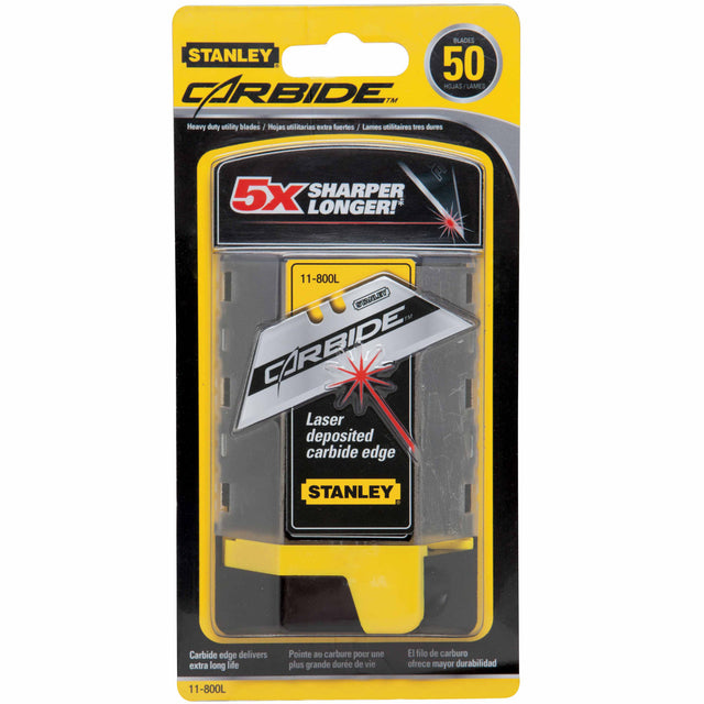 Stanley 11-800L Carbide Utility Blade - 50 pack