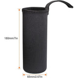 STARVAST SVUS-BottleSleeve-6-BK-170804fa Neoprene Water Bottle Sleeve Insulators 2.68" x 7.28" Black (6 Pack) - 2