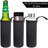 STARVAST SVUS-BottleSleeve-6-BK-170804fa Neoprene Water Bottle Sleeve Insulators 2.68" x 7.28" Black (6 Pack) - 3