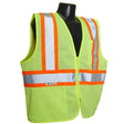 Radians SV22-2ZGM-XL Green Class 2 Hi-Viz Safety Vest, XL