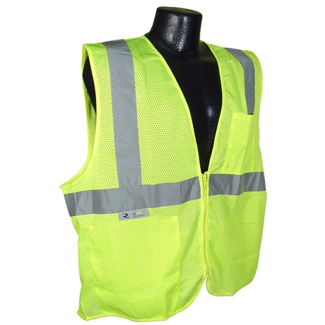 Radians SV2ZGM2X Green Class 2 Hi-Viz Safety Vest w/ Zipper, 2XL