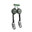 Safewaze 018-5024 7' Web Dual Leg Retractable With Steel Snap Hooks