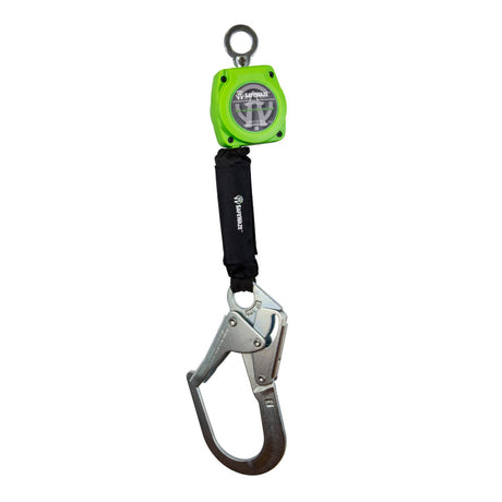 Safewaze 019-5042 6' Single Web Retractable With Double Locking Steel Rebar Hook / No Carabiner