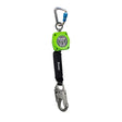 Safewaze 019-5048 6' Single Web Retractable With Aluminum Carabiner And Double Locking Steel Snap Hook