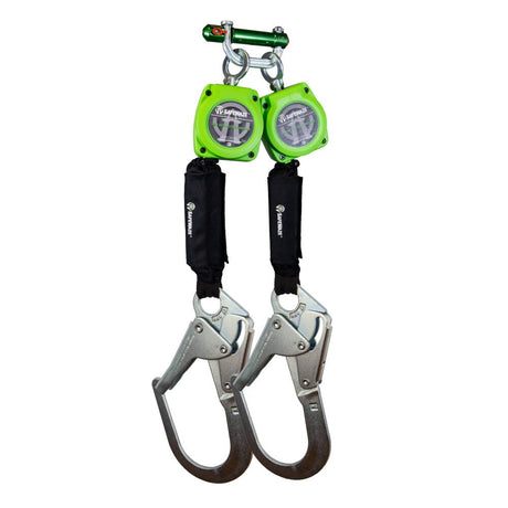 Safewaze 019-5054 6' Dual Web Retractable With BWB 9013 And Double Locking Steel Rebar Hooks