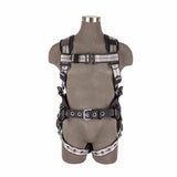 Safewaze 020-1189 PRO+ Slate Construction Harness: Alu 3D, Alu QC Chest, TB Legs (S)