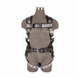 Safewaze 020-1190 PRO+ Slate Construction Harness: Alu 3D, Alu QC Chest, TB Legs (M)