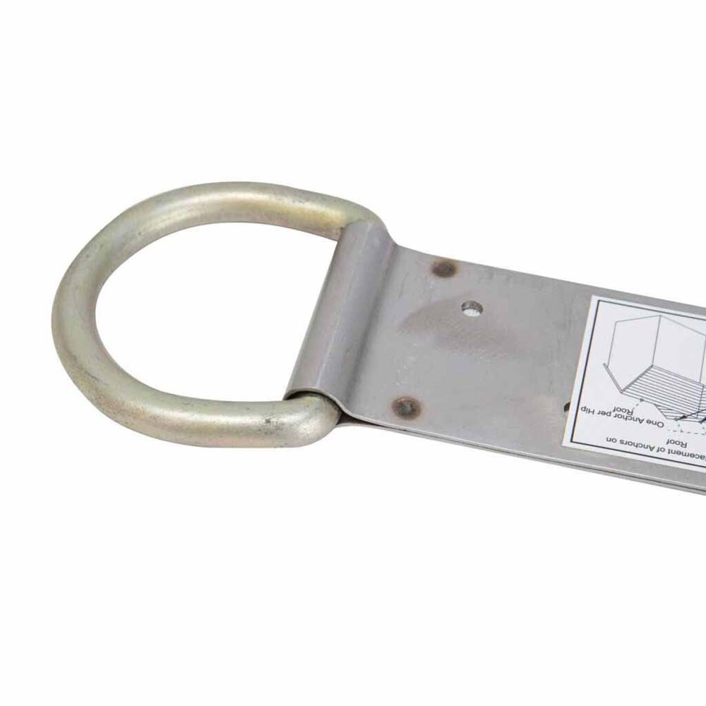 SafeWaze 020-4027 Ridge Roof Anchor for Permanent Residential Wood Roof Installation - 3