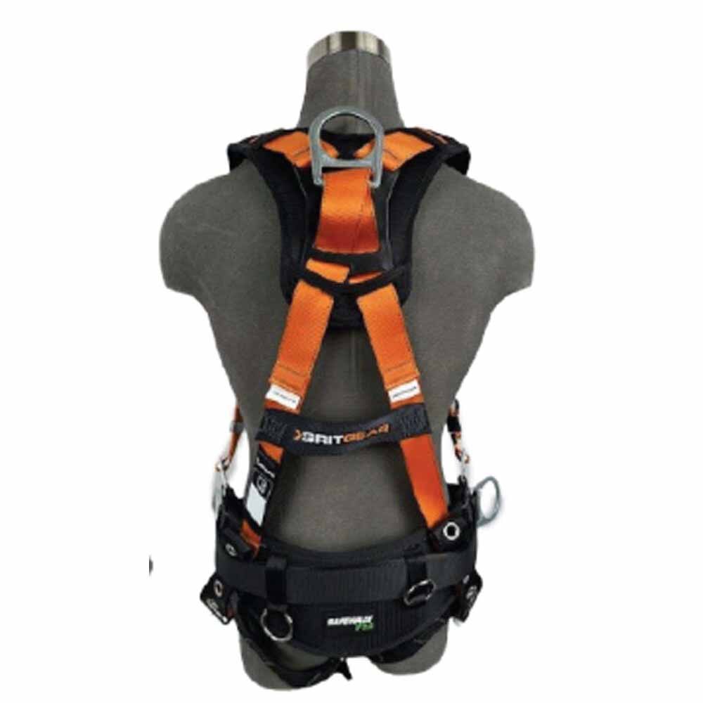 SafeWaze  021-1487 PRO Construction Harness: 3D, QC Chest, TB Legs, BEAM/Baker (M) - 2