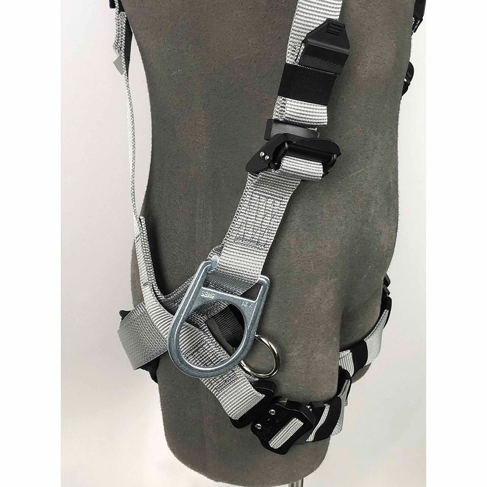 Safewaze 021-1595 (PCS) Full Body Harness: 3D Steel, Alu Quick-Connect Chest, Alu Quick-Connect Legs, Lanyard Rings & Sub Pelvic Cover (XL/2X) - 3